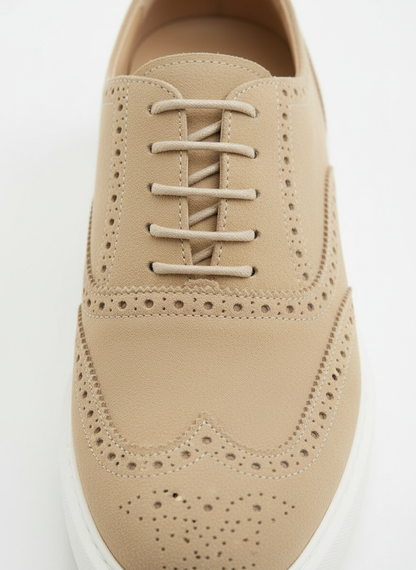 Girotti Beige lacing detail